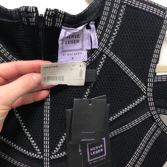 NWT Herve Leger Izabella Bandage Jumpsuit - Picture 5 of 8